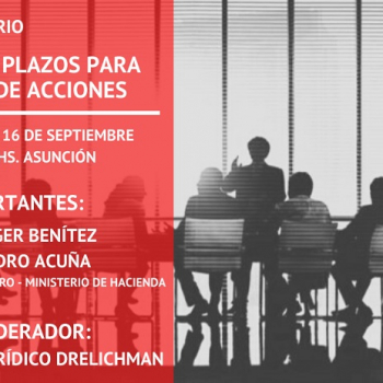 Conversatorio sobre Nuevos plazos para canjes de acciones